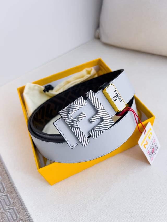 Product Name: Fendi Belt, Original Single Belt Model: Hook, Original Classic Pur