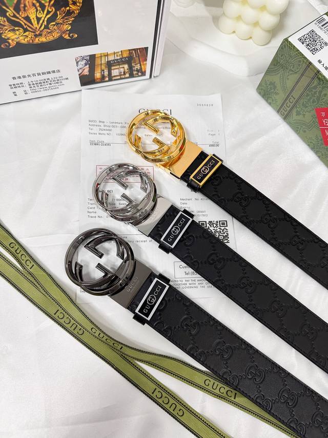 Belt: Gucci.Gu...Cci Original Belt: 100% top-grain cowhide, guaranteed genuine l