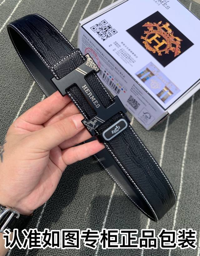 Belt: Hermes Top-Tier Original Belt (Ddd) Belt: 100% Imported Original Top-Grain