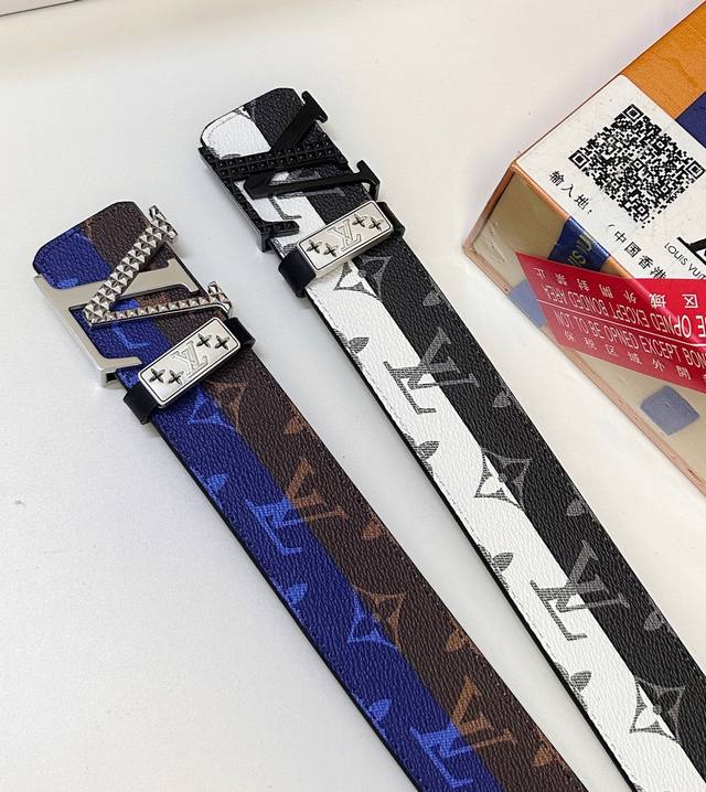 Belt: Louis Vuitton Top Replica - Belt: 100% imported original top-grain cowhide