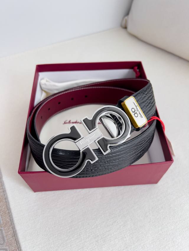 Product Name: Ferragamo Belt, Original Single Belt Model: Hook, Classic Buckle M