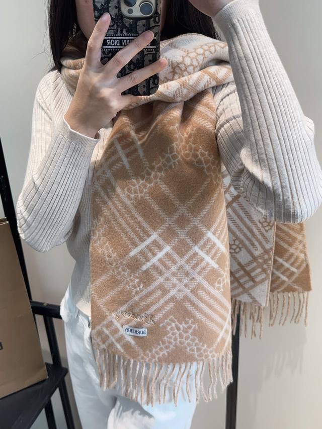 This Burberry scarf is absolutely gorgeous! It's so stylish and charming, a very