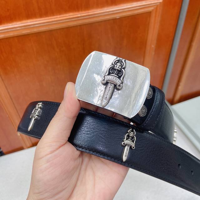 Chrome Hearts detachable pure copper silver-plated 925 buckle, with imported ori