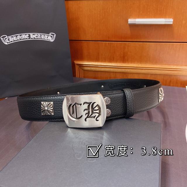 Chrome Hearts detachable silver-plated 925 brass hook and loop. The strap is mad