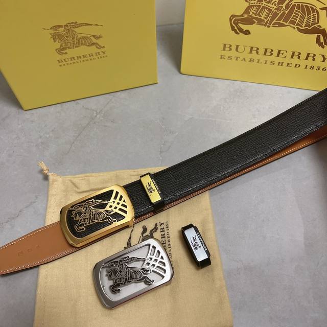 Product Name: Burberry Original Material: 100% top-grain cowhide belt, guarantee
