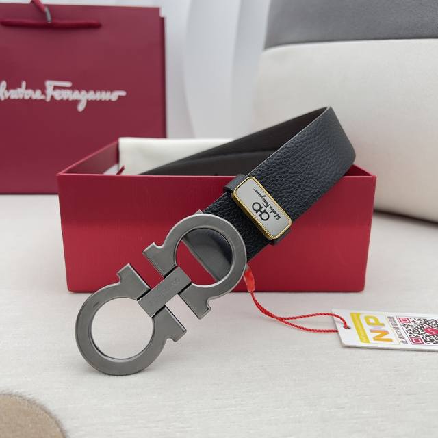 Product Name: Ferragamo Belt, Original Single Belt Model: Hook, Classic Buckle M