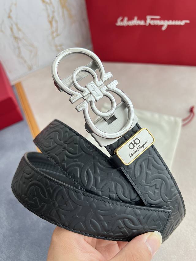 Product Name: Ferragamo Automatic Belt Model: Pure steel automatic buckle, top-g