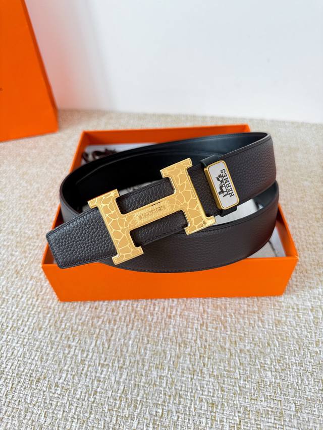 Product Name: Hermes Belt, Original Single Belt Model: Hook buckle, classic pure