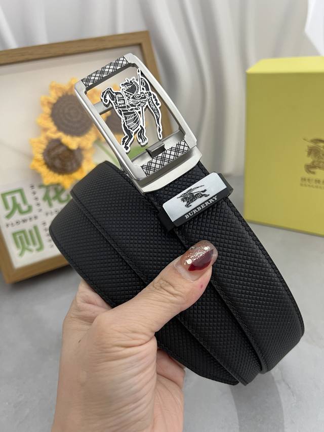 Product Name: Burberry Automatic Leather Belt Material: 100% top-grain cowhide l