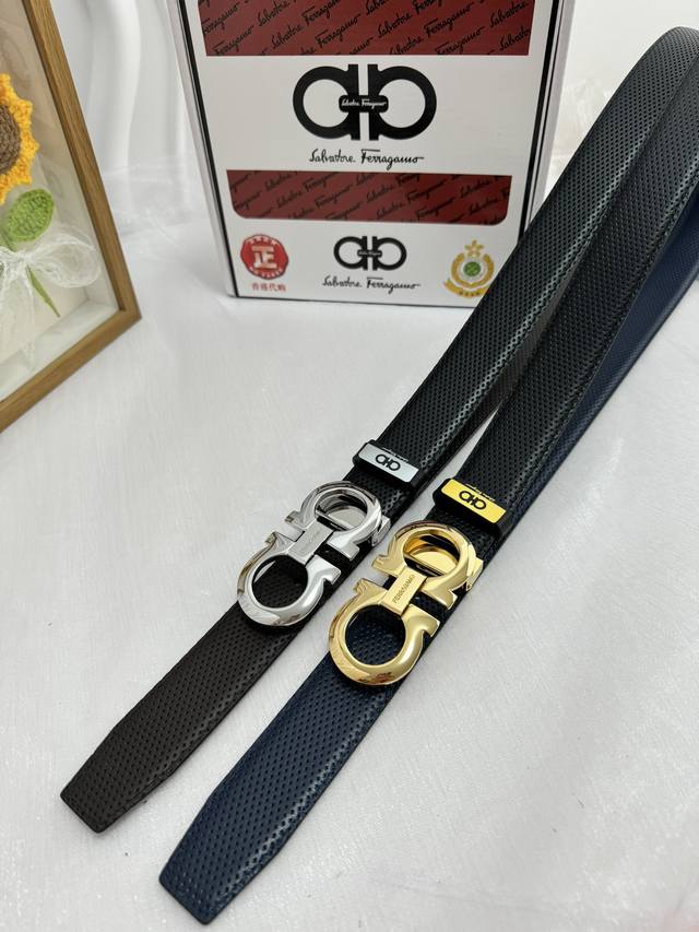Product Name: Ferragamo Original Single Belt Material: 100% Top Layer Cowhide Le