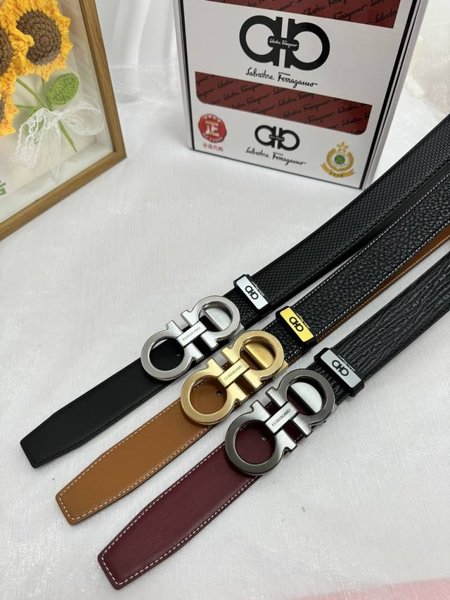 Product Name: Ferragamo Original Single Belt Material: 100% Top Layer Cowhide Le