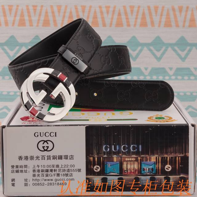 Men's Belt: Gucci Original Cowhide Belt (Ddd) Men's Leather Belt: 100% Top Layer