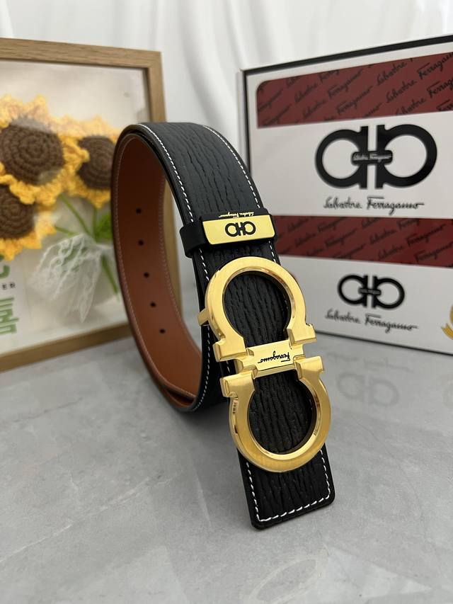 Product Name: Ferragamo Original Single Belt Material: 100% Top Layer Cowhide Le