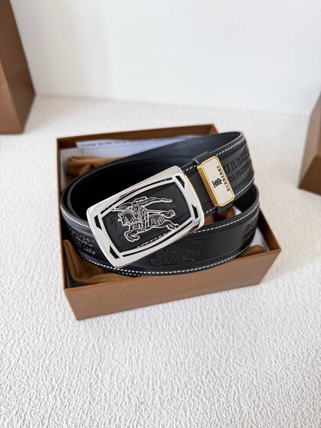 Product Name: Burberry Belt - Original Single Belt Model: Hook, classic pure ste
