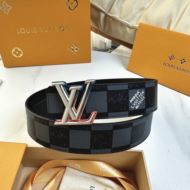 Original Packaging L0Uis Vuitt0N New Season Men's Original Single Belt, 40mm Wid