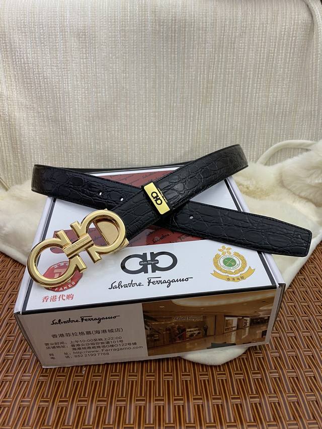 Product Name: Ferragamo Original Leather Belt (Ddd) Material: 100% top-grain cow