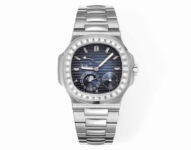 Gr百达翡丽5712Gr，5724“钢王之王”震撼出道！超级一体机Cal.240 Ps Irm C Lu。全机芯零件265个，机芯宝石同色原装一色鸽子血，平面游