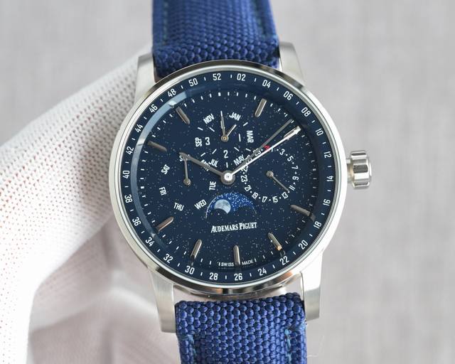 Tw Factory Ap爱彼Code11.59系列26394男士腕表Au1 完美与个性的体验！ 1直径41Mm！表面玻璃采用水晶蓝宝石玻璃。 2搭载定制版Ca