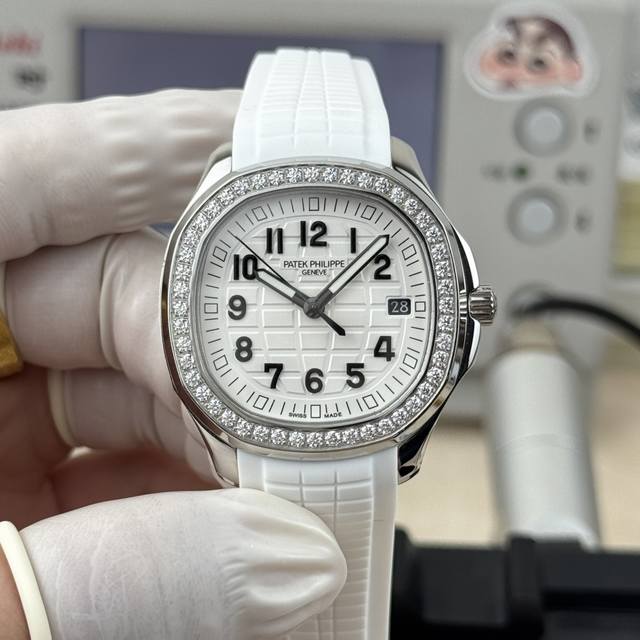 光壳 白钻 ，玫钻 ，新扣50 Gr 新款 百达翡丽手雷Aquanaut系列机械腕表，5167A 5168G 5167R系列腕表 直径38.8Mm 厚度为8.9