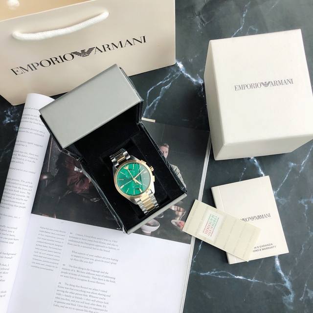 支持香港、美国直邮 正品正品！配联保卡全国联保！ Emporio Armani 石英男表，阿玛尼专柜新款！本年度最火的男神款！Ar11511，时尚立体质感，多功