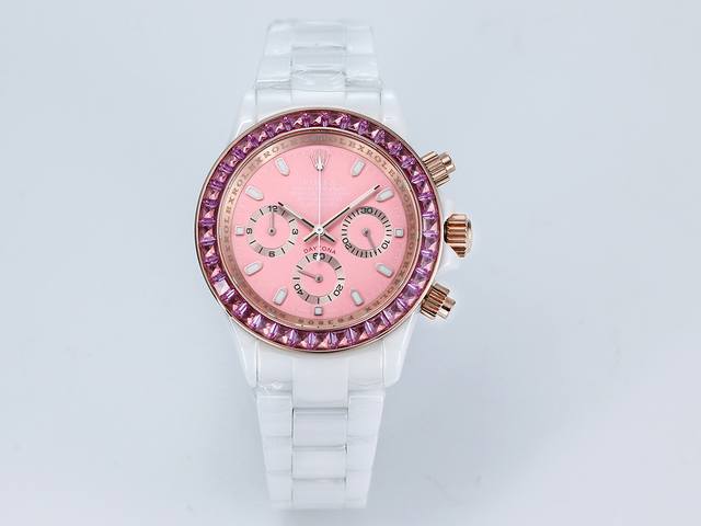 新品 劳力士 陶瓷迪通拿系列 Vk石英机芯