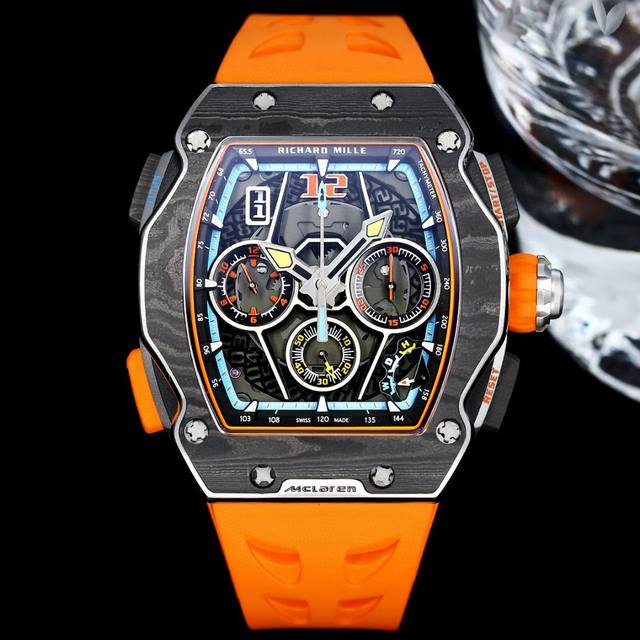 新表』Richard Mille 推出 Rm 65-01 Mclaren W1 自动上链计时码表：迈凯伦 W1 超级跑车灵感 Richard Mille 推出与