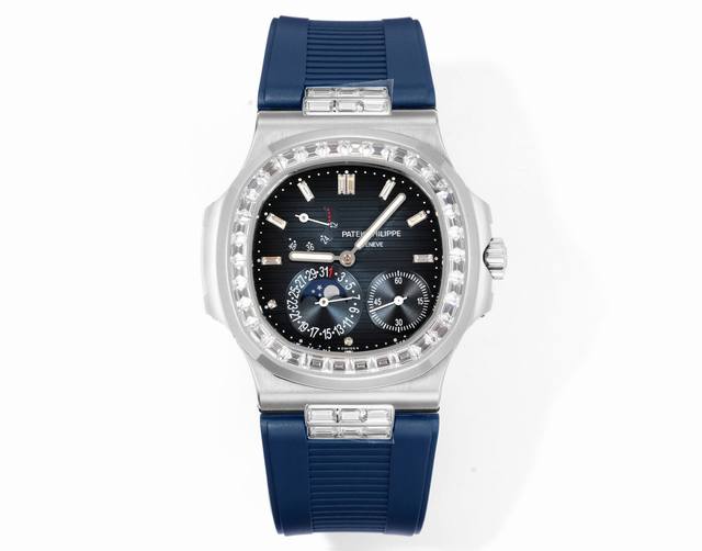 Gr 霸道总裁 来了！百达翡丽5712Gr震撼出世！采用Cal.240 Ps Irm C Lu真珍珠陀自动机芯。全机芯零件265个，21600每小时振荡次数，稳