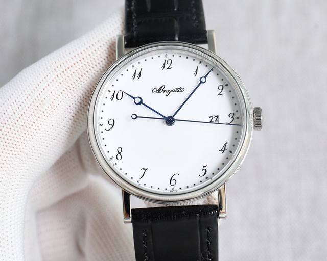 台湾厂 新品发布会 超薄臻品 极致简约 干净素雅 宝玑5177Ba超薄经典 腕表优雅登场Rk4 1: 表壳 腕表尺寸38Mm×8.5Mm 同步正品 超薄的表壳采