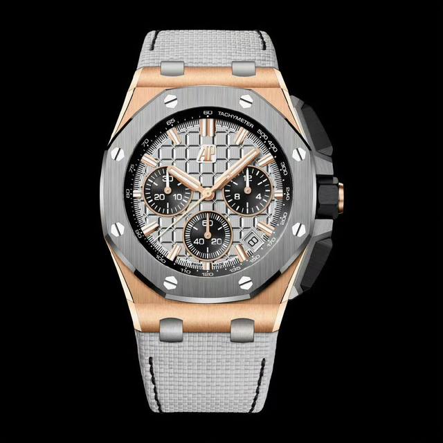 Ls .Factory 爱彼 Audemars Piguet 皇家橡树离岸型26420 全新升级版 1、新开模43 毫米表壳 市场版本44毫米，是套用旧款264