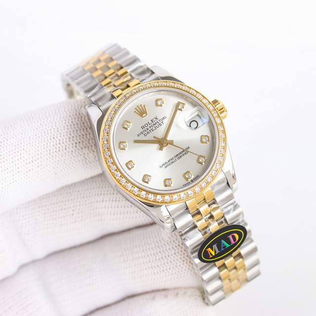 光 钻1170Madv2版本升级 劳力士 Rolex 日志型31Mm！Rv1 此次升级，“加量不加价” 本次升级特点：1本次升级机芯 Eya2671！此机芯是市