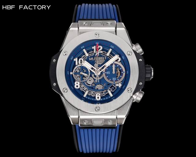 Factory V2版 宇舶 恒宝 Hublot 英勇无畏，拳拳出击，简称“Hub”“恒宝”，Bigbang大爆炸元素材料计时码表V2版表壳采用进口316精钢材