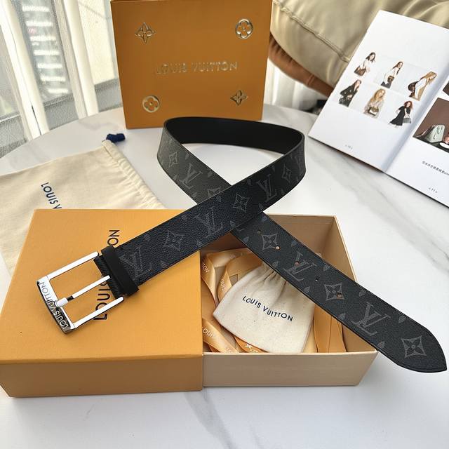Original Packaging 1.0 L0Uis Vuitt0N New Season Men's Original Single-Piece Belt