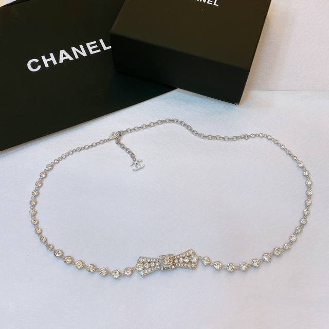 Chanel brass, rhinestone and artificial pearl silver, crystal and pearl white wa