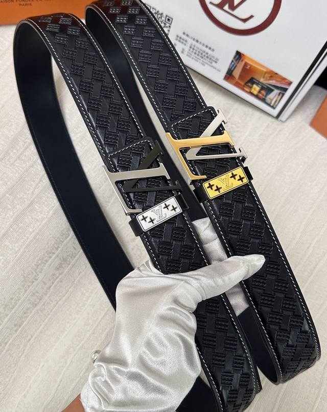 Belt: Louis Vuitton Top Replica - Belt: 100% imported top-grain cowhide, genuin