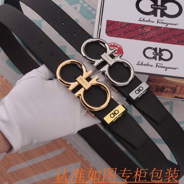 Product Name: Ferragamo Wooden Leather Belt (Original Single Belt) Material: 10