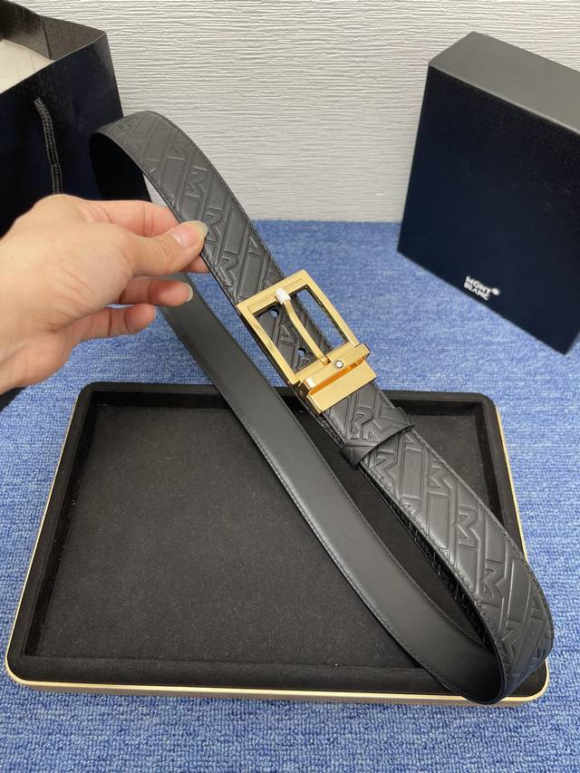 Brand: Montblanc 550120 Description: Double-sided original leather. This buckle