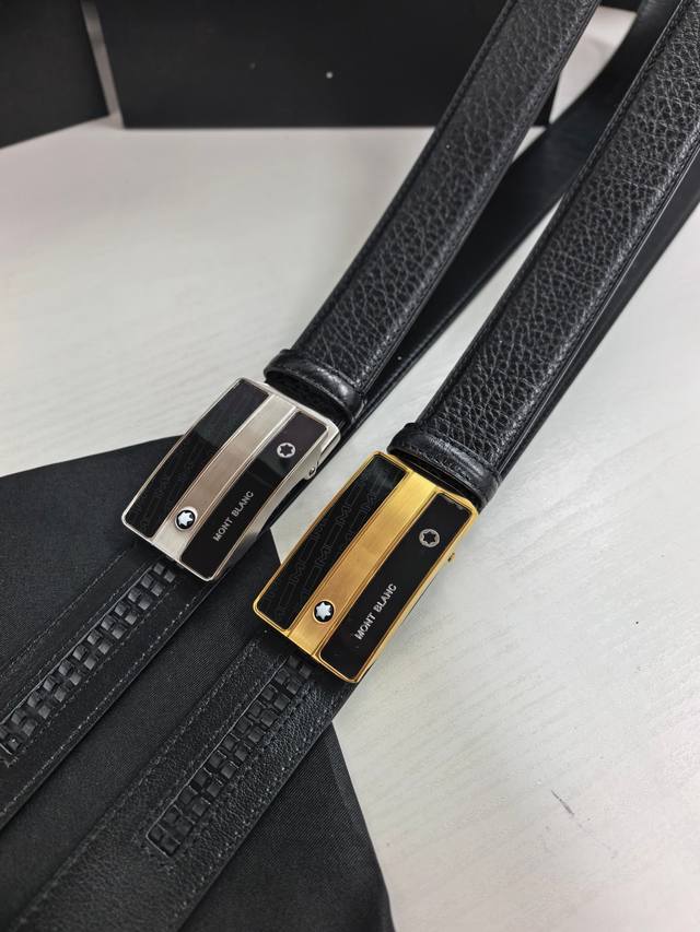 Montblanc Business Versatile Style Cm Double-sided Top Grain Leather Automatic