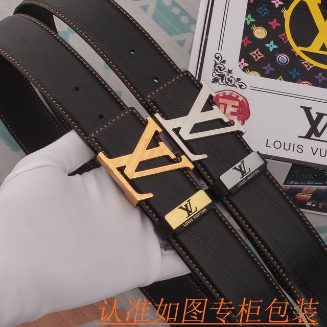 Product Name: LV Belt Original Single Belt Material: 100% top-grain cowhide bel