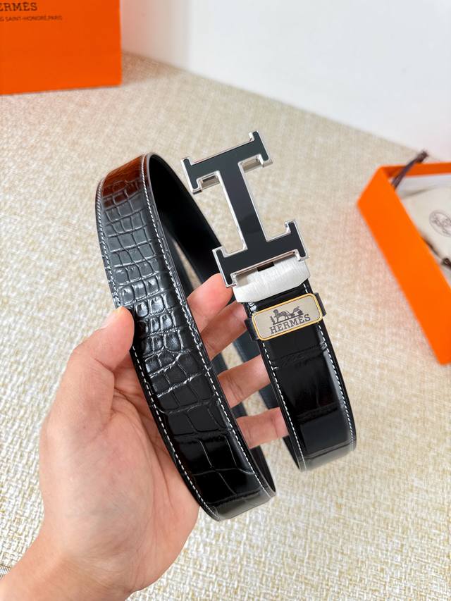 Product Name: Hermes Automatic Buckle Belt Model: Automatic buckle, classic aut