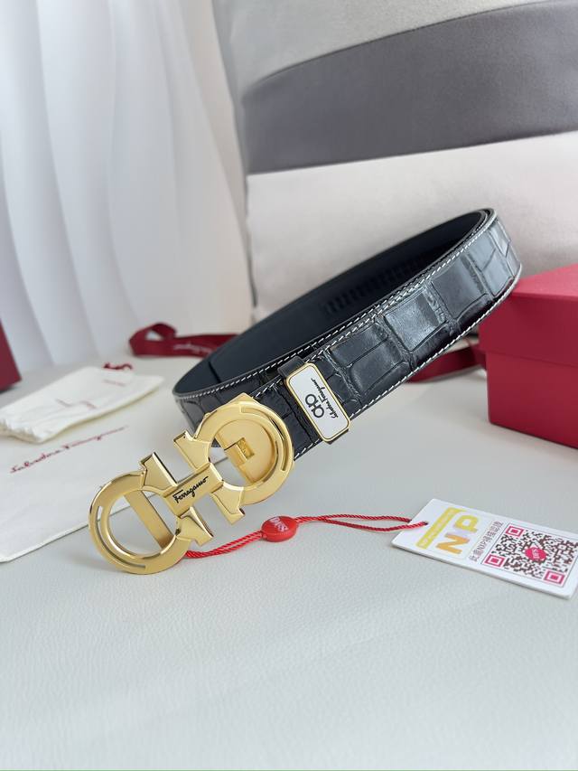 Product Name: Ferragamo Automatic Belt Model: Automatic buckle, pure steel auto