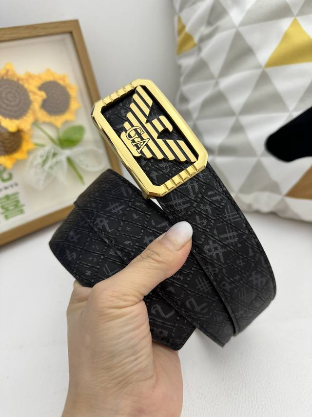 Product Name: Armani Belt Original Material: 100% top-grain cowhide belt, guara