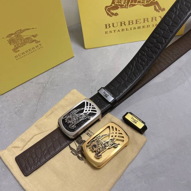 Product Name: Burberry Original Belt Material: 100% Top Layer Cowhide Leather B