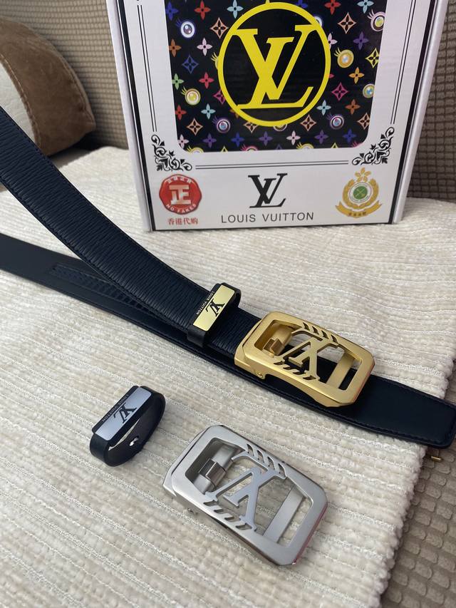 Product Name: Louis Vuitton Automatic Leather Belt Material: 100% top-grain cow