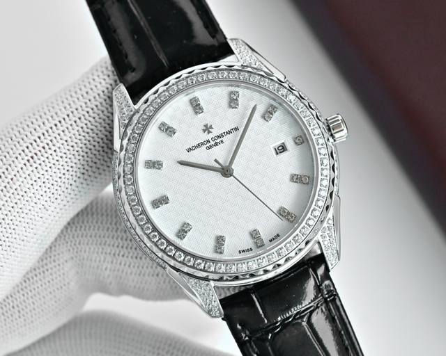 白 -金 Vips厂 新品全球推出首度来袭 回头率爆表百分百 至尊版 江诗丹顿-Vacheron Constantin，大厂贵族艺术品 寰宇名表，采用进口机芯8