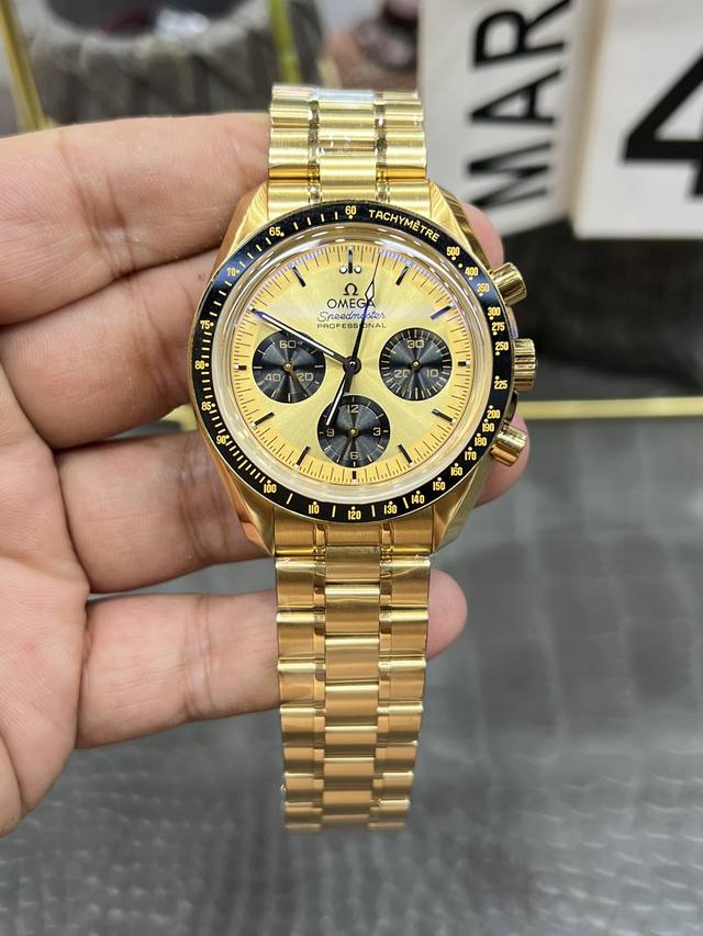 Bbt欧米茄超霸登月系列42Mm*13.6Mm全金搭载手动3861天文台机芯