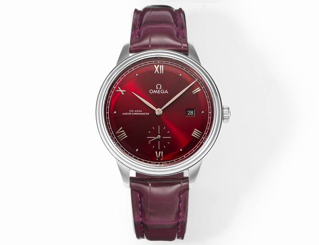 白 金 第三代蝶飞典雅重磅登场 1Tw最新推出欧米茄蝶飞系列典雅小秒针款 全新升级版41表径同步官网 内部搭载欧米茄8802至臻天文台机芯 透过蓝宝石玻璃表背，