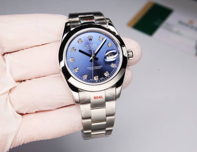 台湾厂强势回归出彩之作 劳力士蚝式恒动日志型41Mm系列腕表，恒久优雅！出厂编码：M126338 6位内影编码与卡片一致，退换需整套配齐！ 蚝式表壳，防水象征