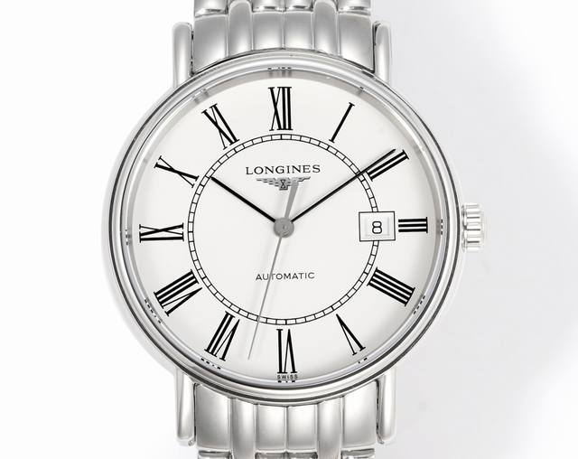 浪琴 Longines 最新 时尚款系列 40Mm表径到货 全系列搭载最新机芯，外观功能与原装一致。 ※ 设计简约大气，干净大方，永不过时。 新款 40毫米表径