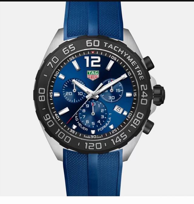 新款到～新包装加50新款高颜值上线，硬货。泰格豪雅F1系列 石英表，新出款～~43Mm表径，蓝宝石镜面，原装机芯支持拆机，超高难度精钢拉丝表带工艺无法仿制，一表