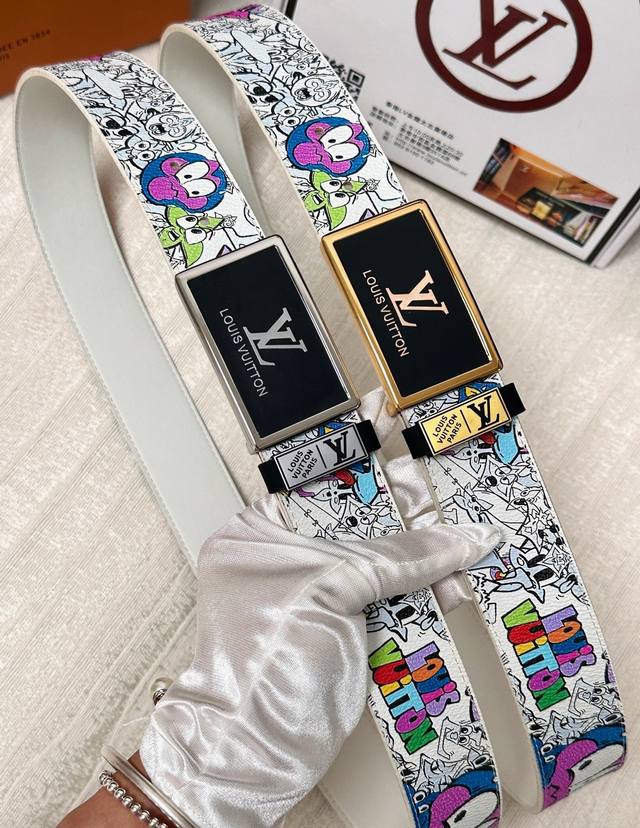 Belt: Louis Vuitton Top Replica - Belt: 100% Imported Original Top-Grain Cowhid